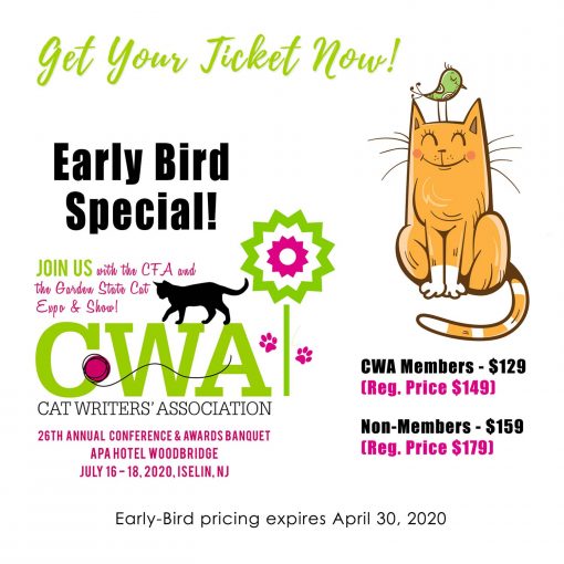 Cwa 2020 Conference Cat Writers Association Inc