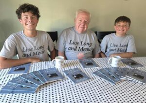 image of author John Riddle and his Co-Authors/Grandchildren