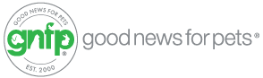 Cat brand logo "Goodnewsforpets"
